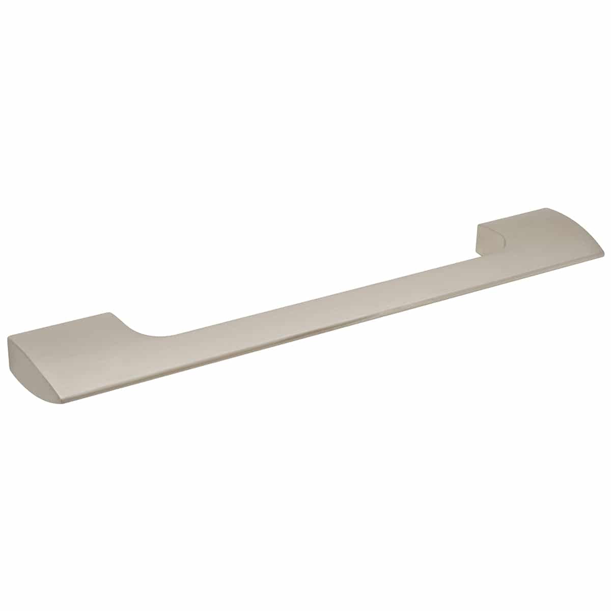 Brushed nickel contemporary cabinet handle Handles Inc