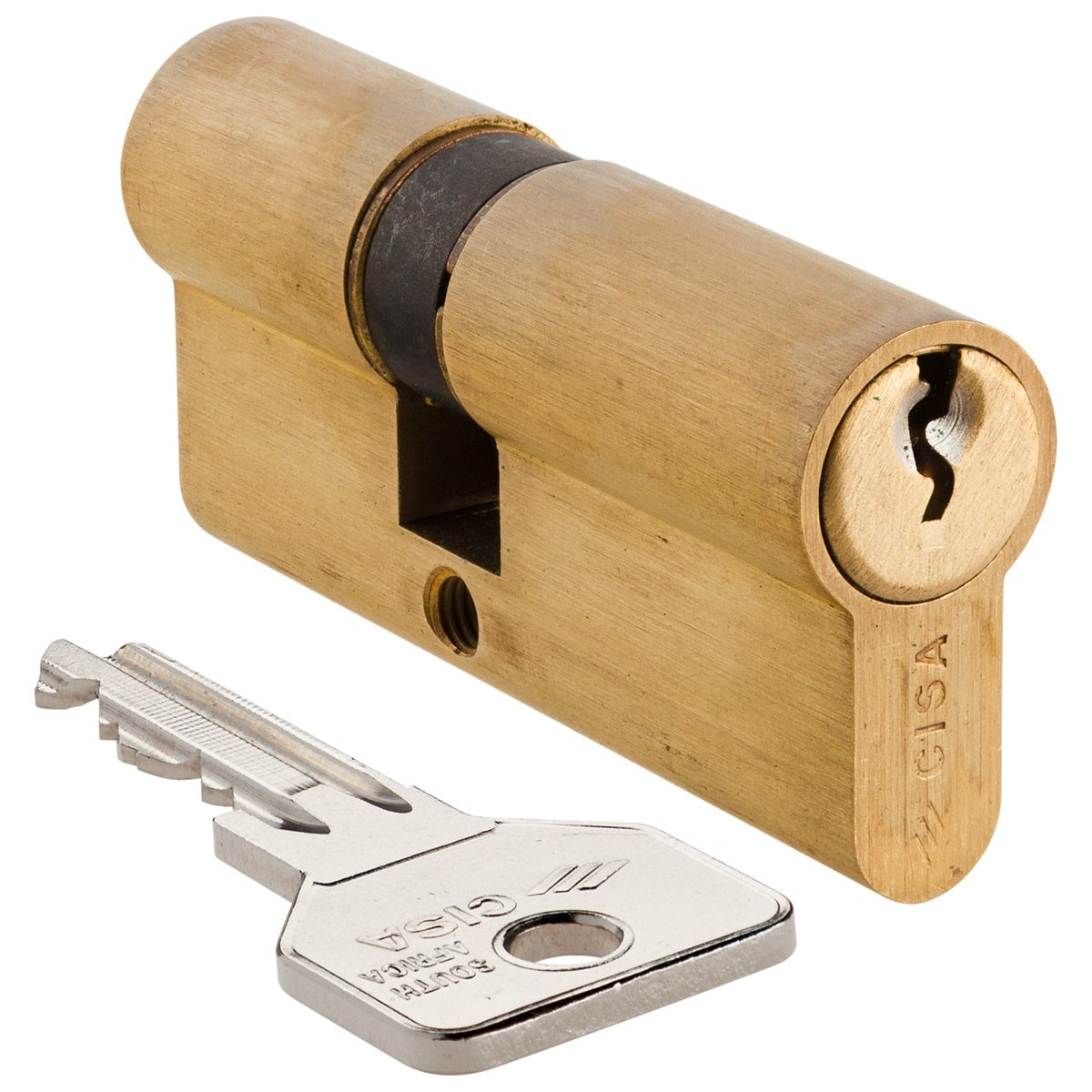 brass offset double cylinder cisa