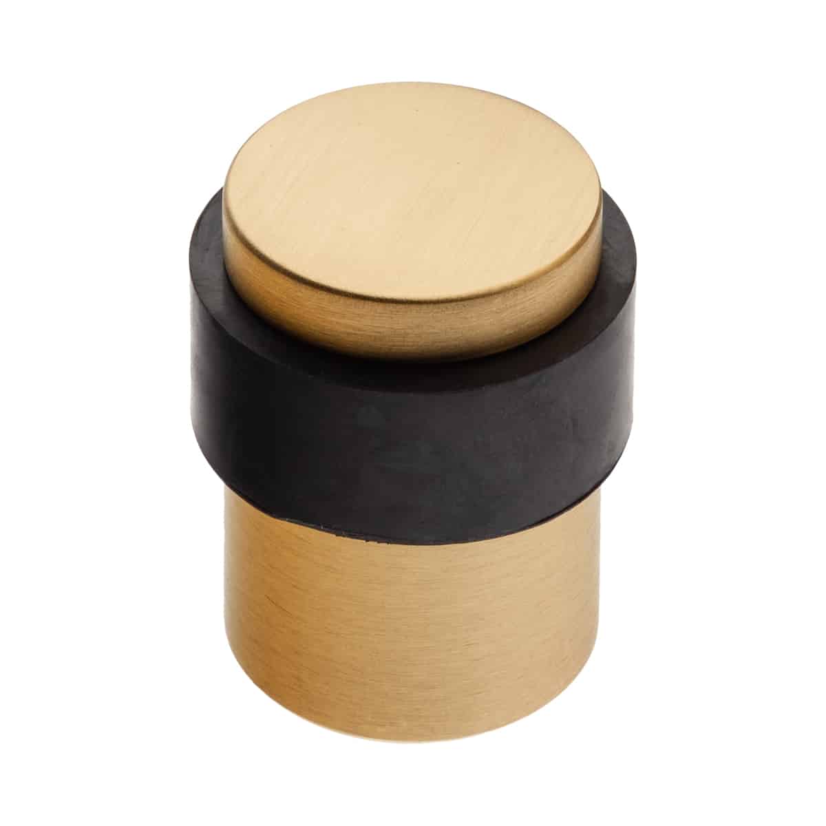 FLOOR MOUNTED DOOR STOP SATIN BRASS PVD