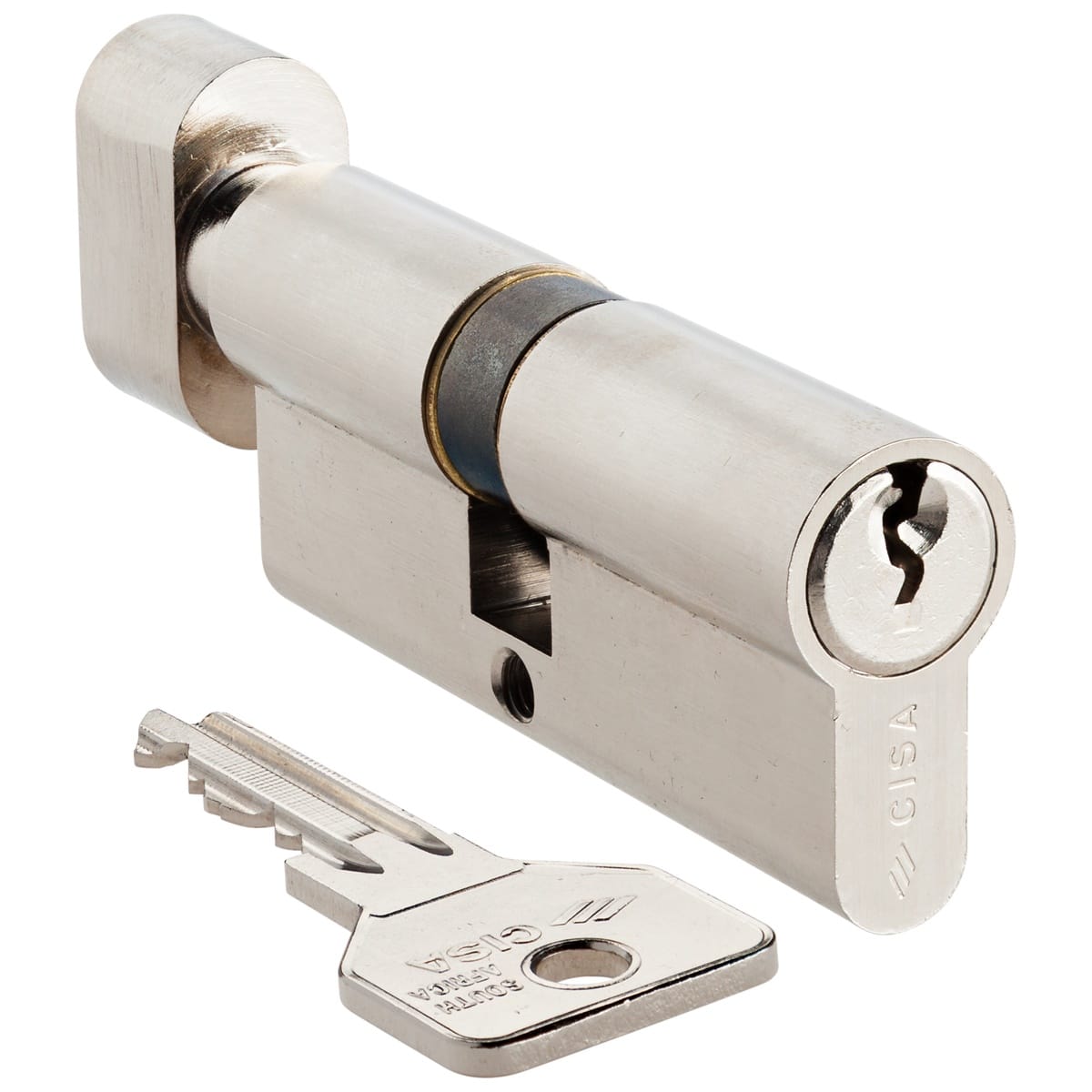 nickel offset knob cylinder cisa