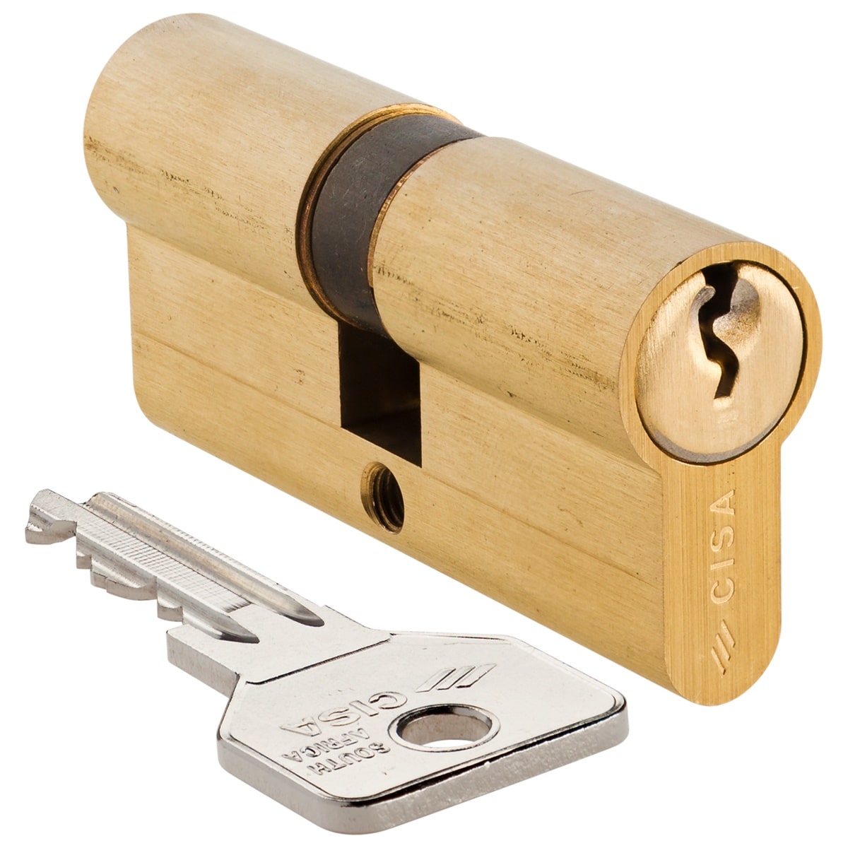 brass double cylinder cisa