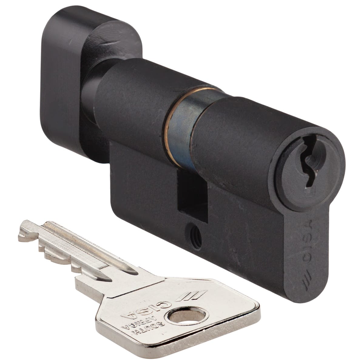 black knob cylinder cisa