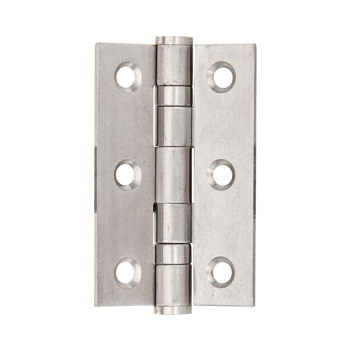 BUTT HINGE SS B/BEARING 100x76x2mm