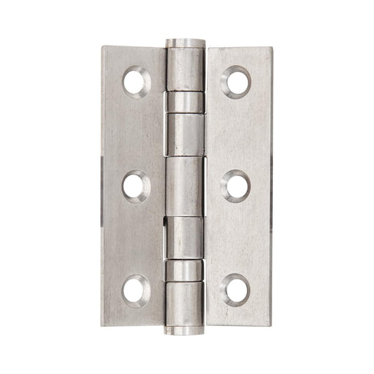 BUTT HINGE SS B/BEARING 100x76x2mm