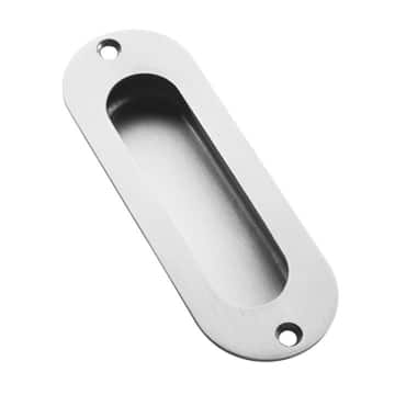 S/STEEL OVAL FLUSH PULL 120X40MM