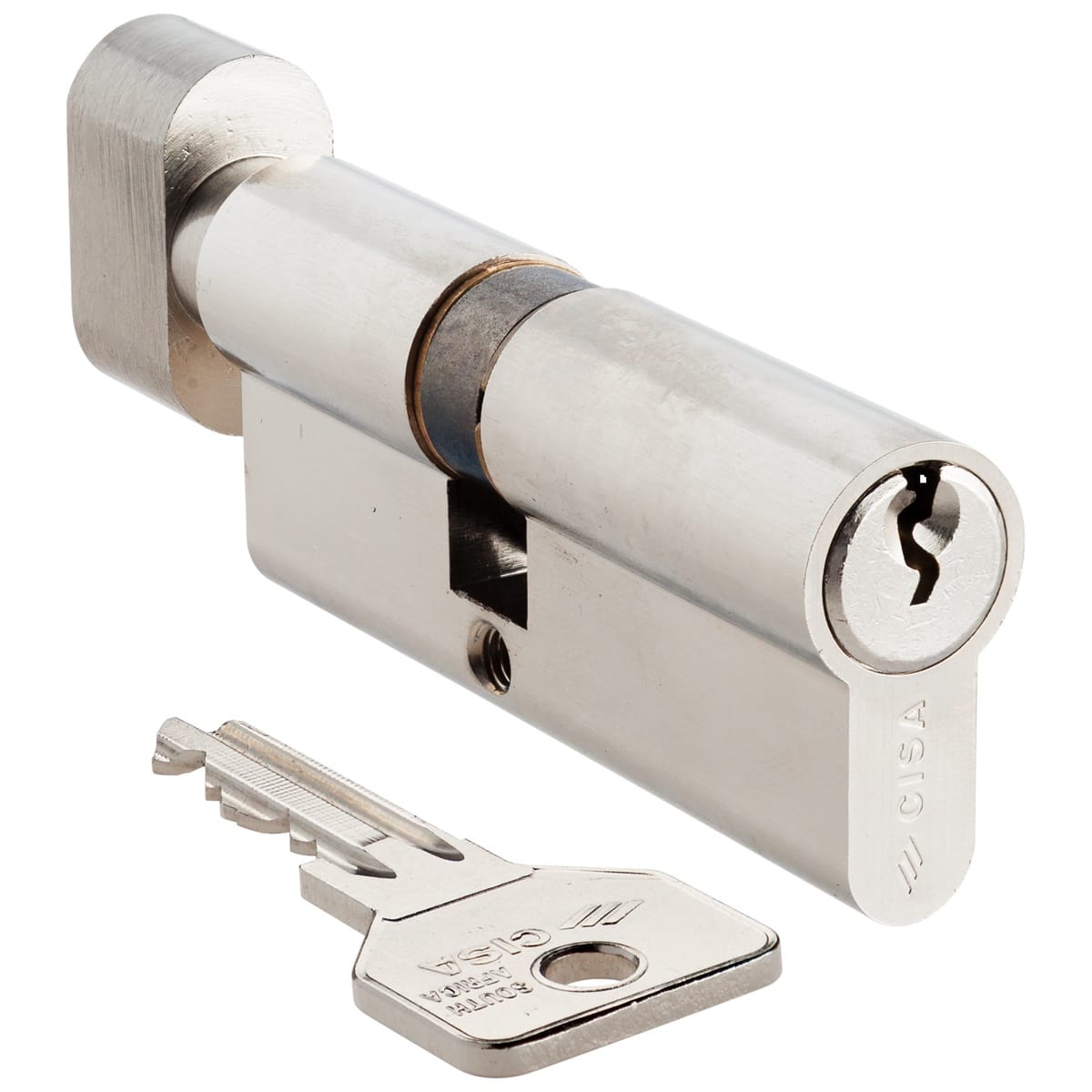 nickel offset knob cylinder cisa