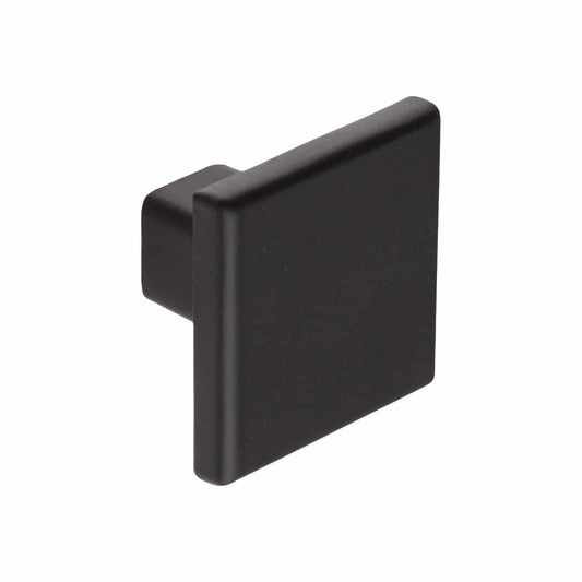 SQUARE KNOB BLACK 30X30MM