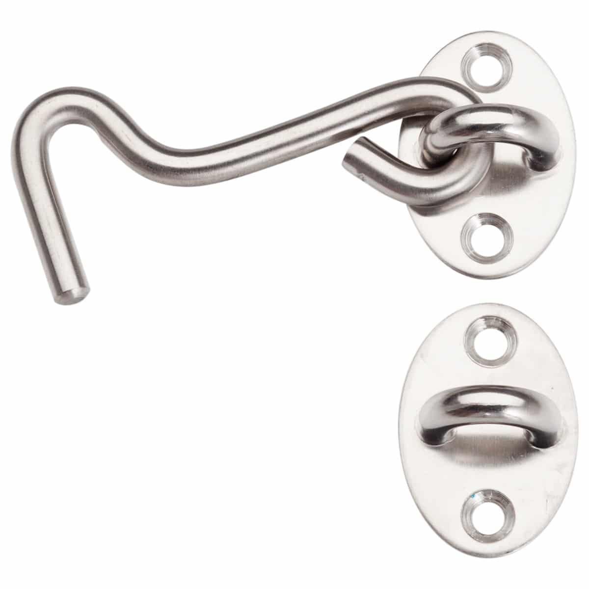 CABIN HOOK 75mm STAINLESS STEEL