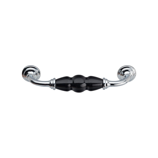 BLACK PORCELAIN PULL HANDLE