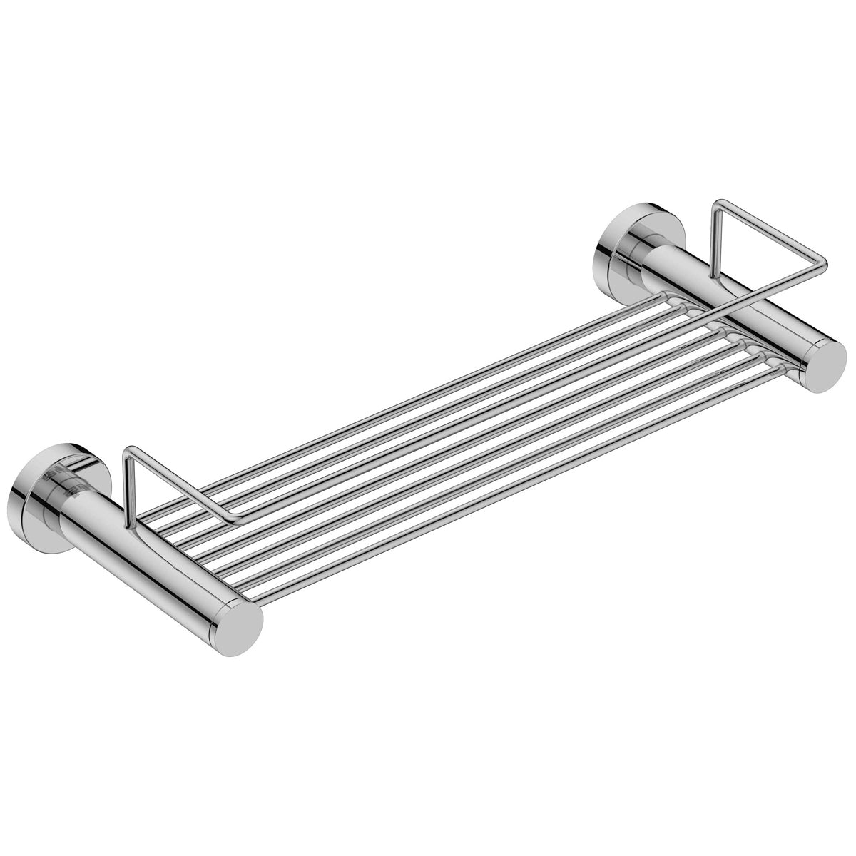 SHOWER RACK POLISHED 330MM SS