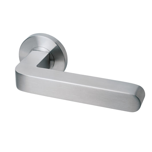 S/STEEL LEVER ON ROSE