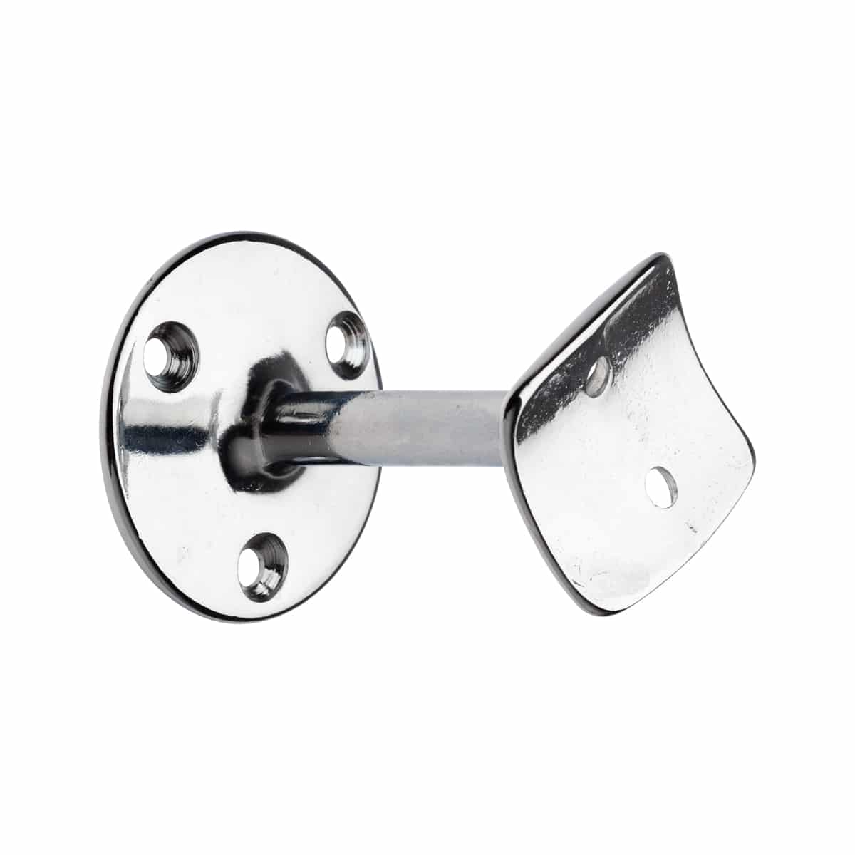 STRAIGHT HANDRAIL BRACKET POLISHED CHROM
