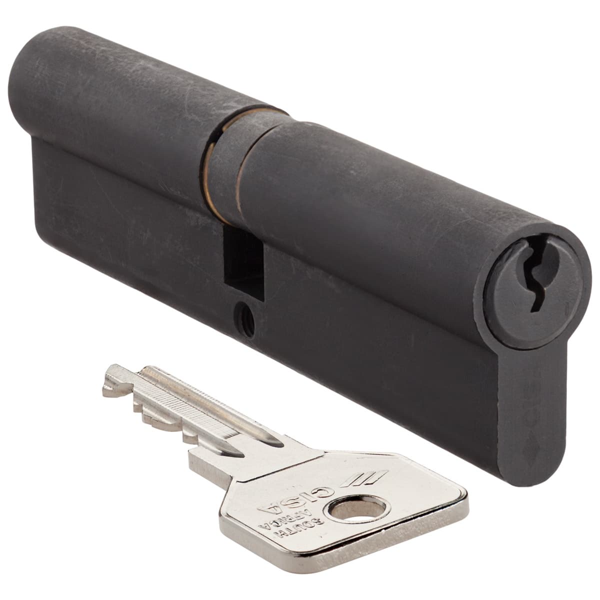 black double cylinder cisa
