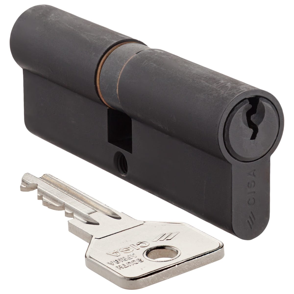 black double cylinder cisa