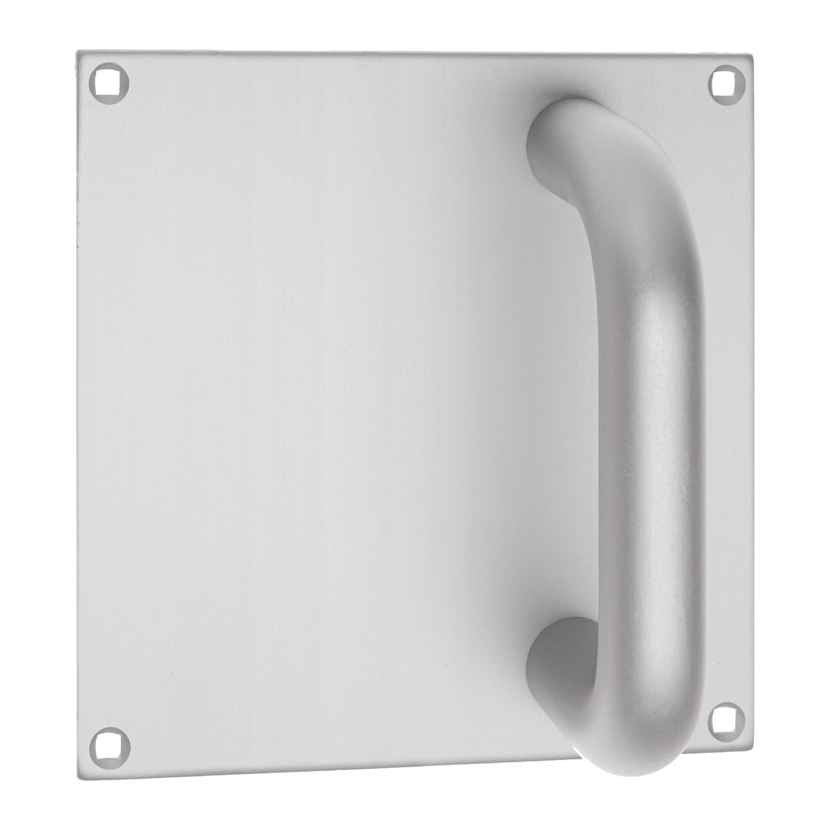 PULL HANDLE ON BLANK PLATE 150X150