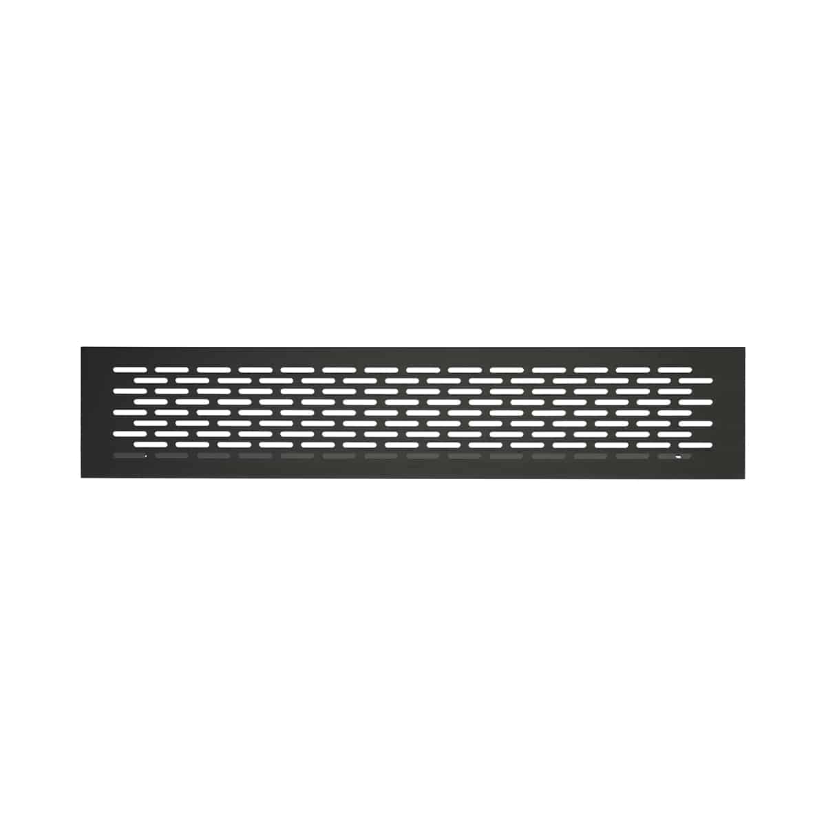 VENT 400 X 80MM ALU BLK
