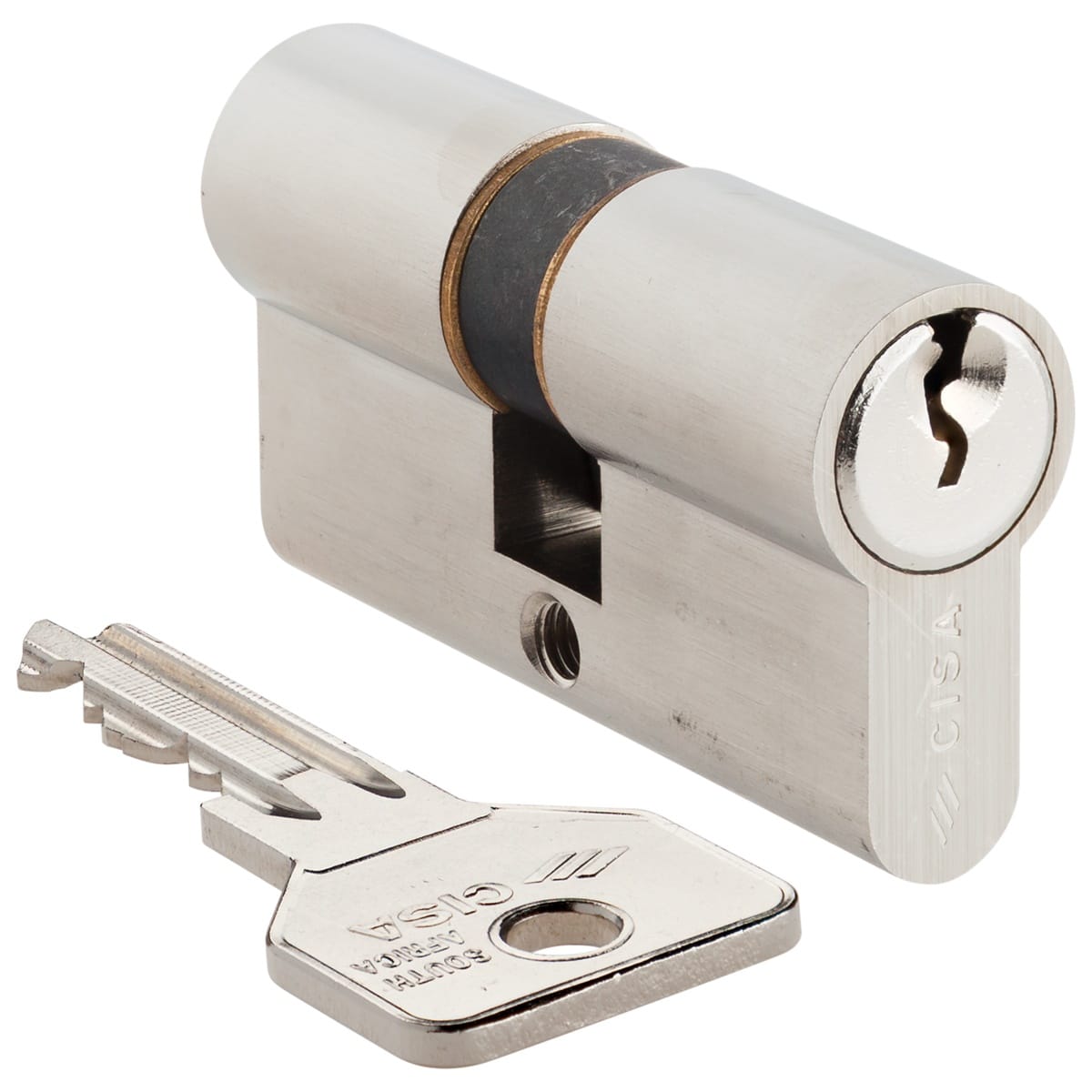 nickel double cylinder cisa
