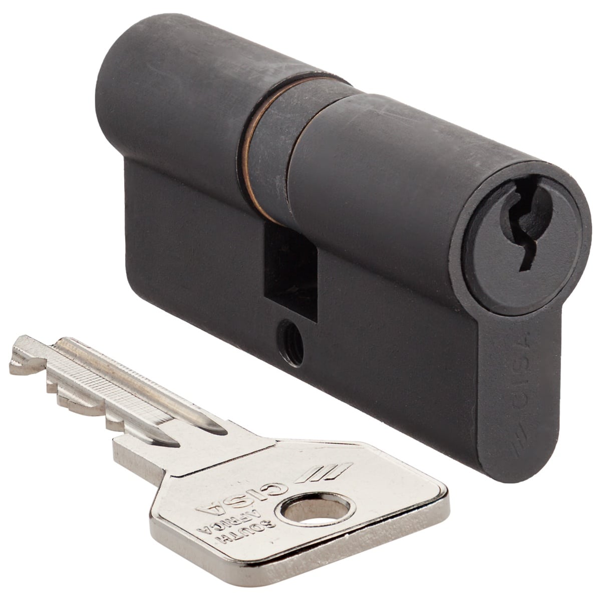 black double cylinder cisa