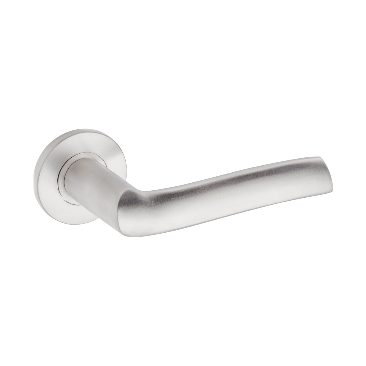 Lever Handle on Rose S/Steel