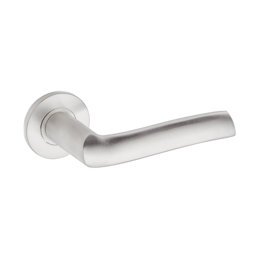 Lever Handle on Rose S/Steel