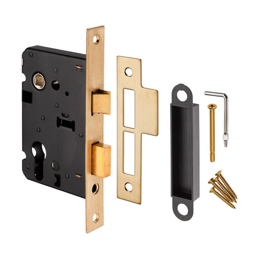 CYL SASH LOCK BRASS