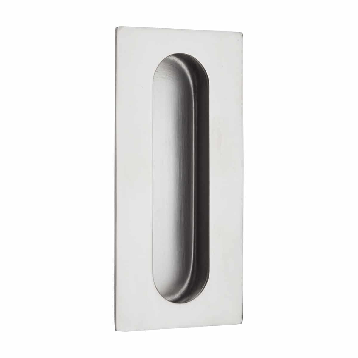 brushed stainless steel recessed handle handles inc