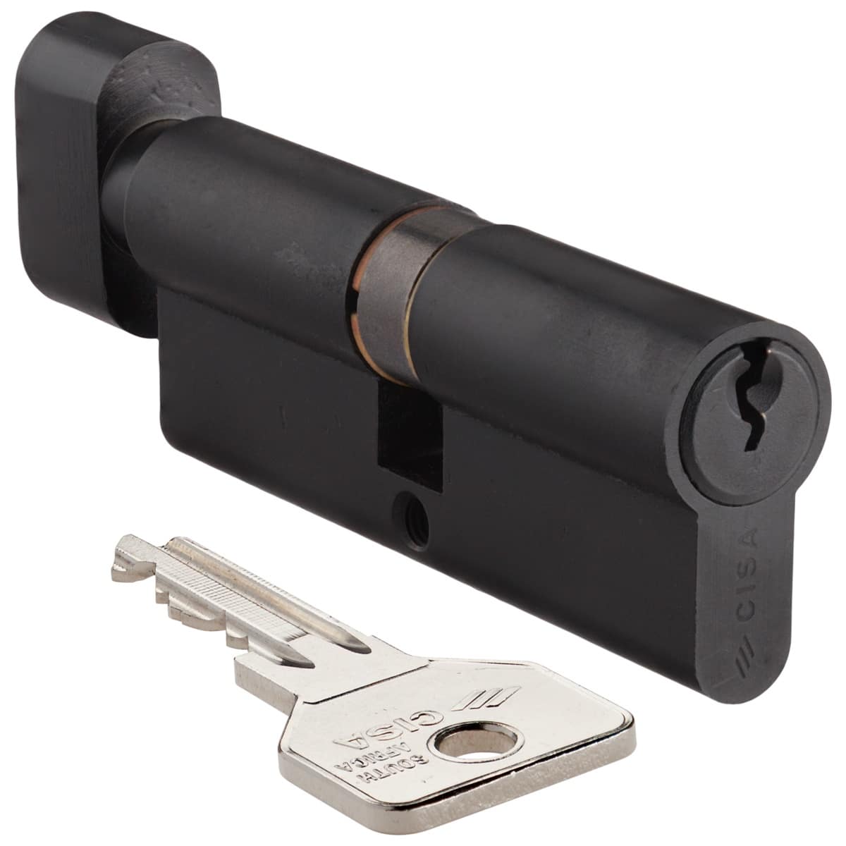 black knob cylinder cisa