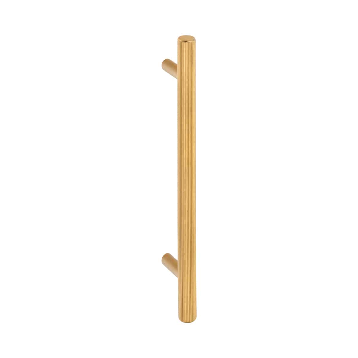 SOLID T HANDLE SATIN BRASS 128mm