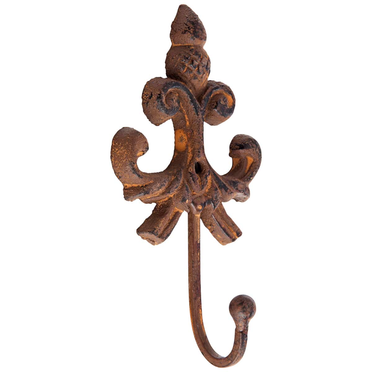 FLEUR DE LIS HOOK =RUST