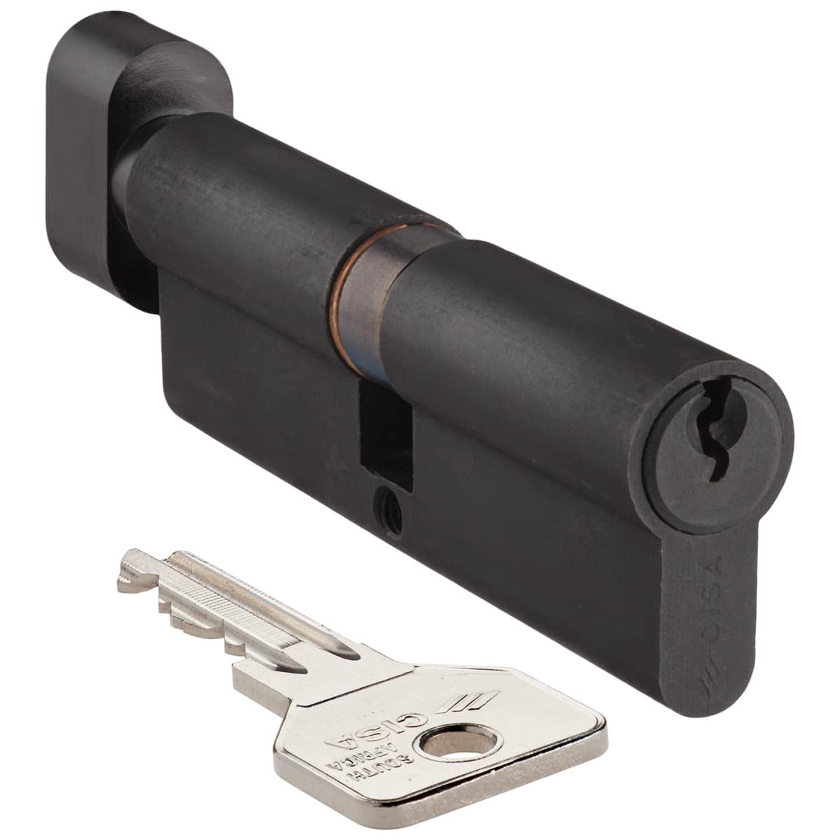 black knob cylinder cisa
