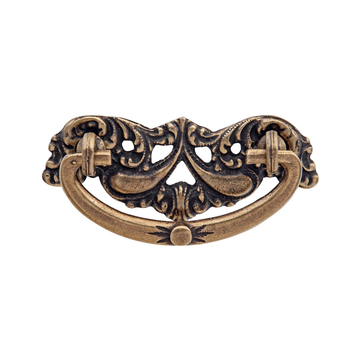 antique brass cabinet drop handle handles inc