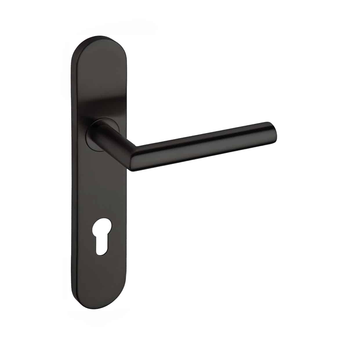 AROGAN LEVER ON OVAL PLATE 61 CYL BLACK