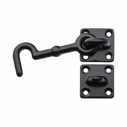CABIN HOOK 76mm BLACK