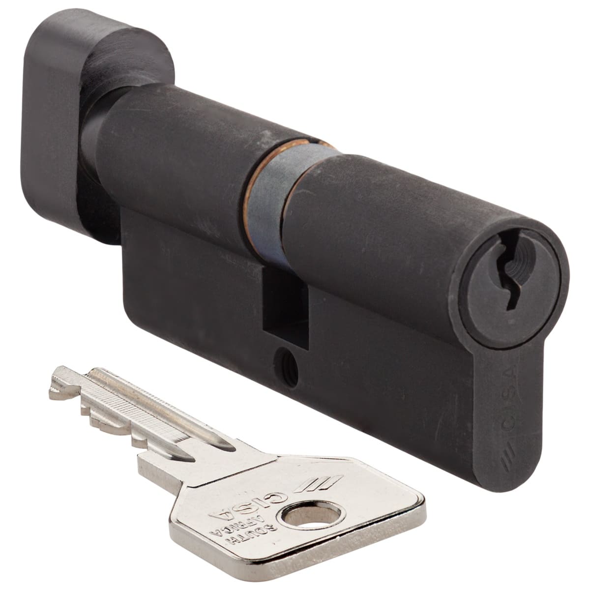 black knob cylinder cisa