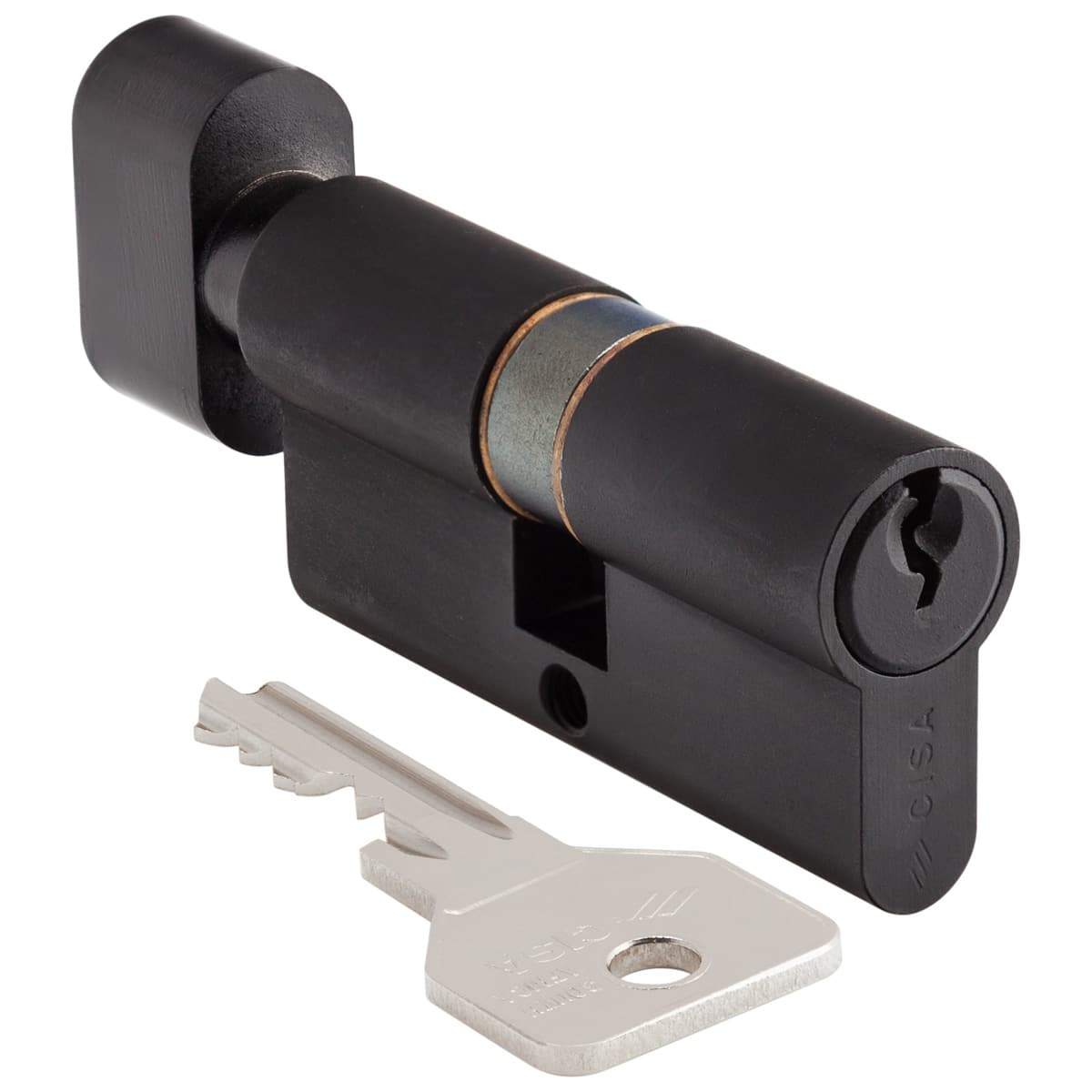 black knob cylinder cisa