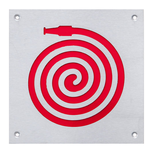FIRE HOSE REEL 150x150x3mm NAA PLATE