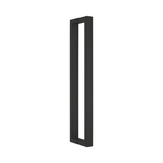 sq mitred 40x20x620mm ctc 600mm ph017 BLACK