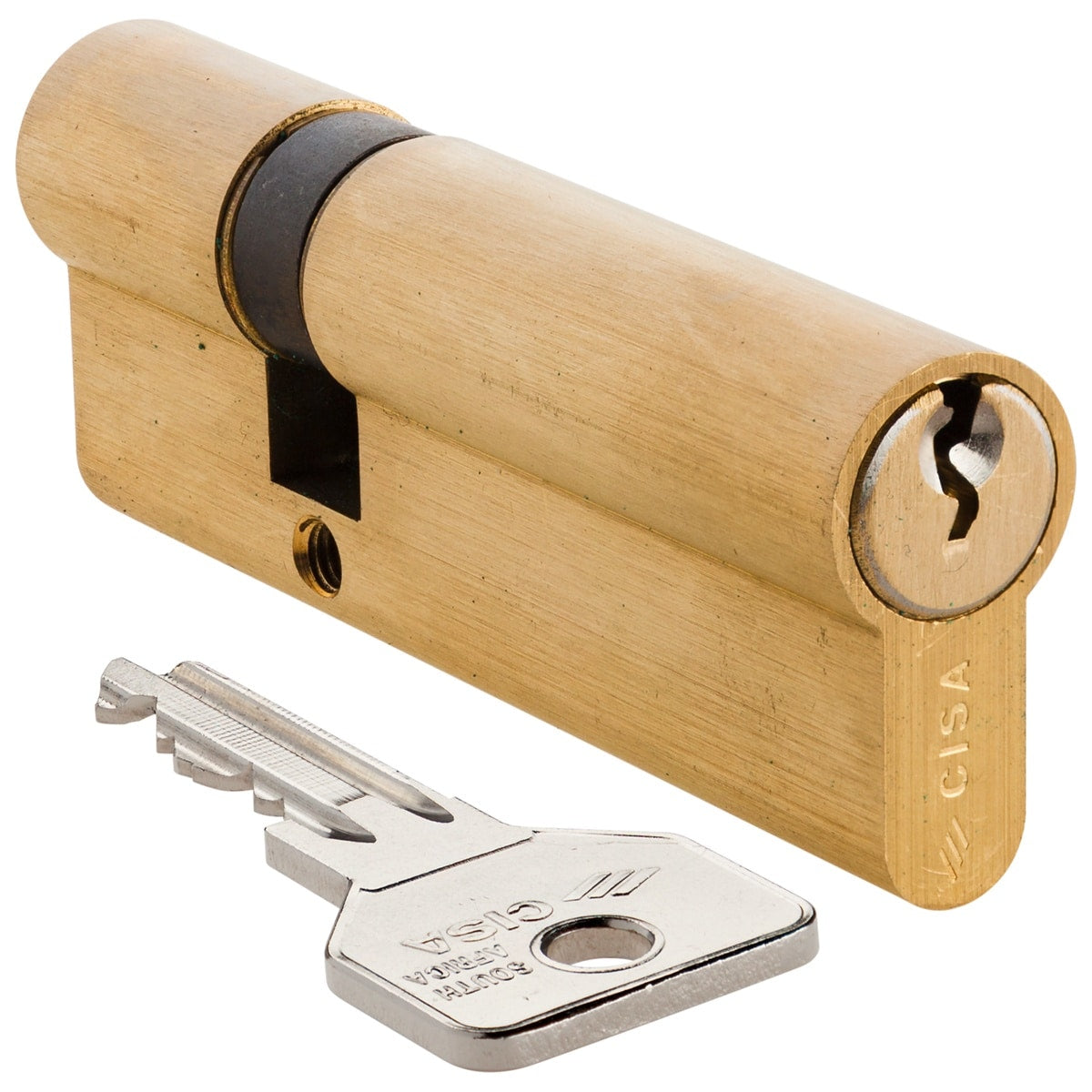 brass offset double cylinder cisa
