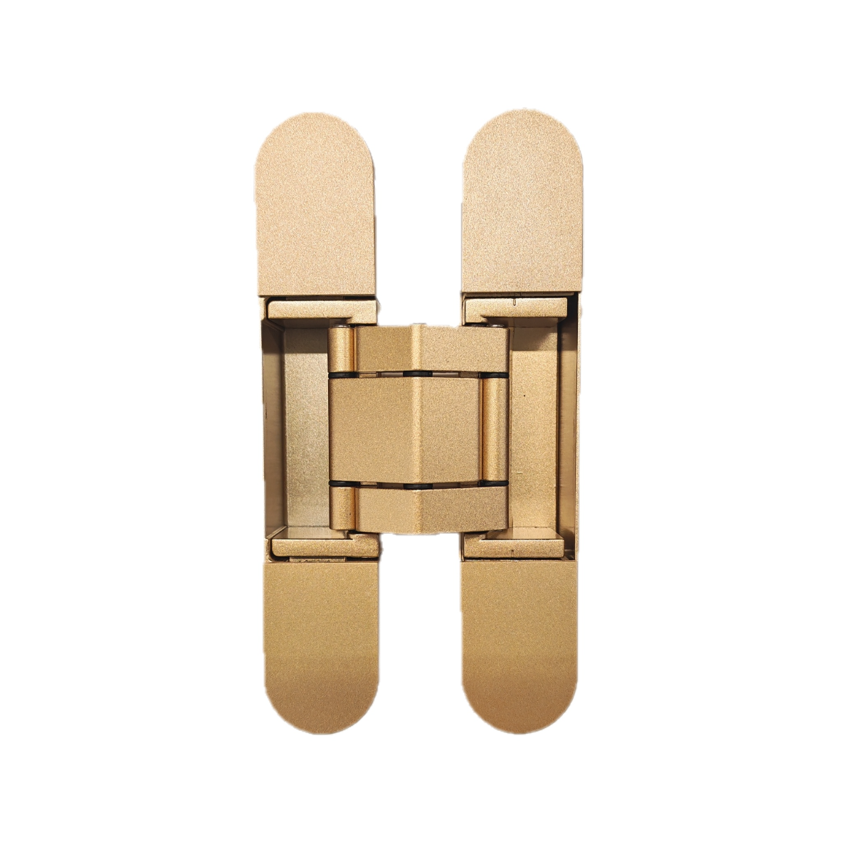 3D ADJ HINGE 80kg 165x32x32mm GOLD