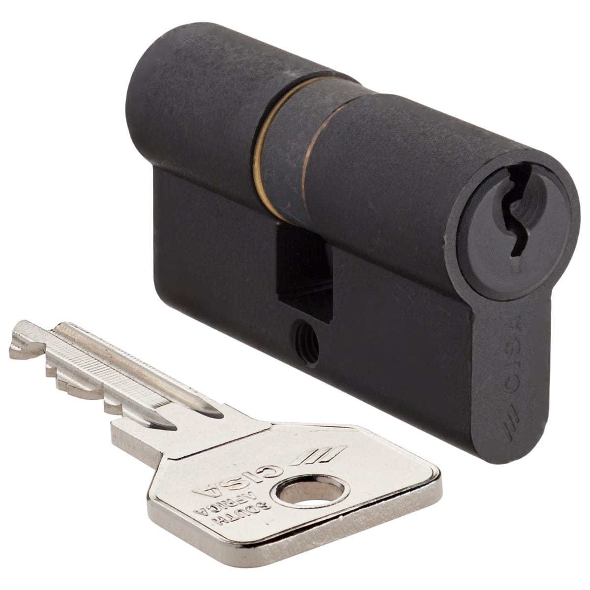 black double cylinder cisa