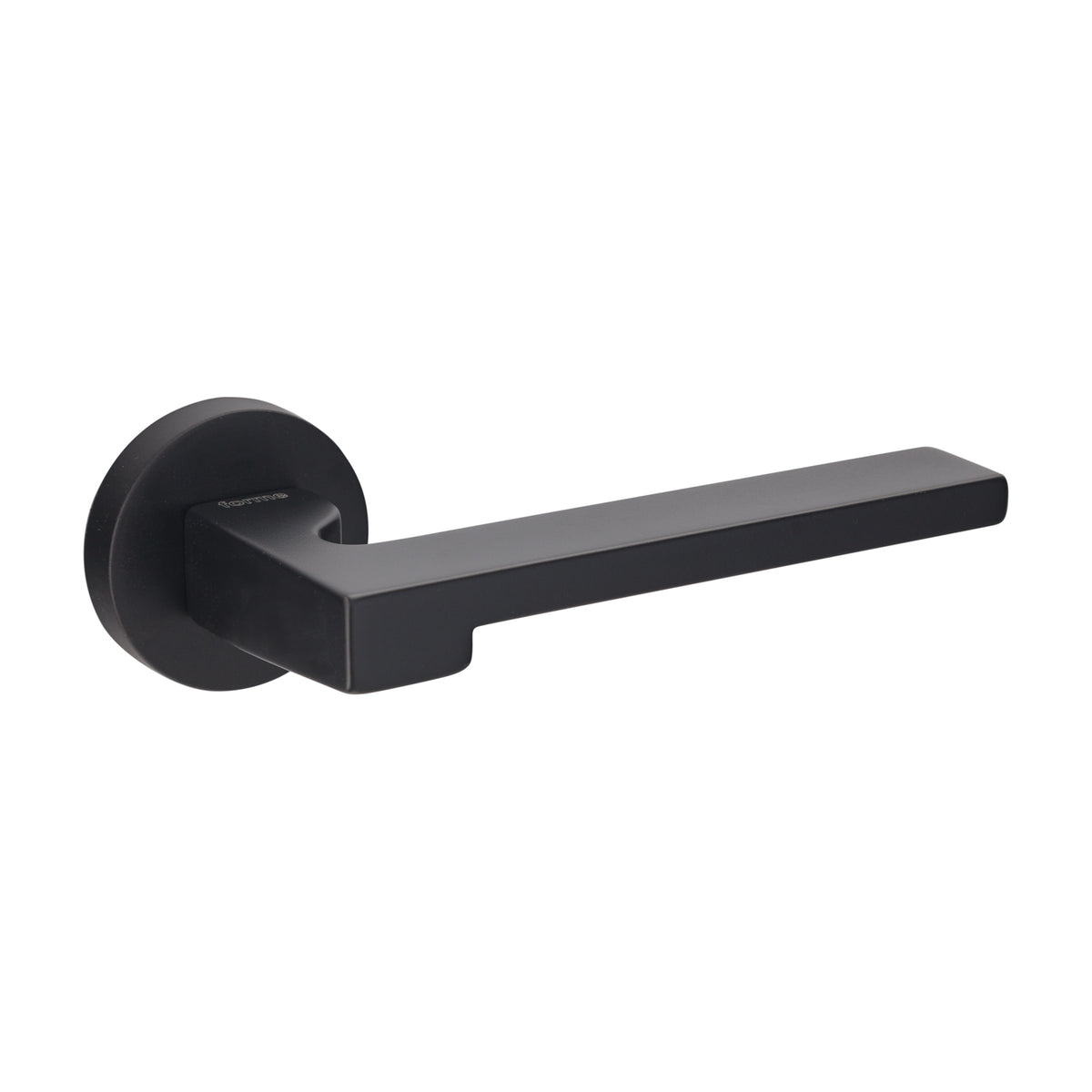 LEVER HANDLE RND ROSE BLACK