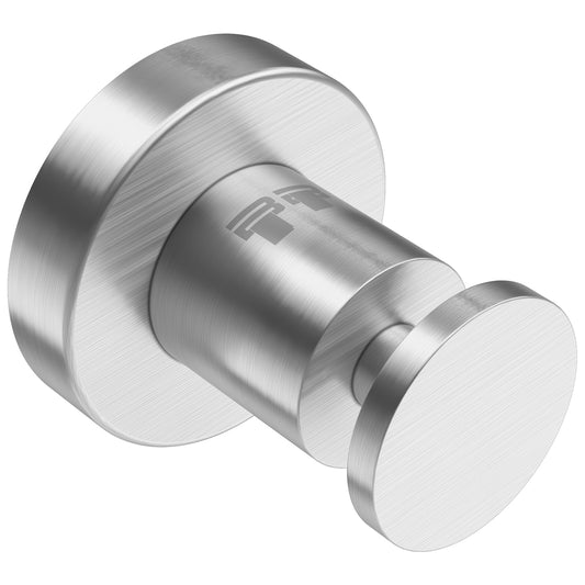 ROBE HOOK SINGLE BRUSHED STAINLESS