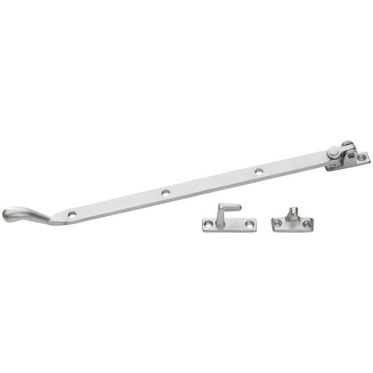 COMBINATION STAY & FASTNER 250mm SATIN