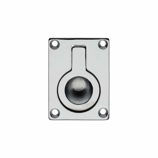 FLUSH RING CHROME 38X50MM