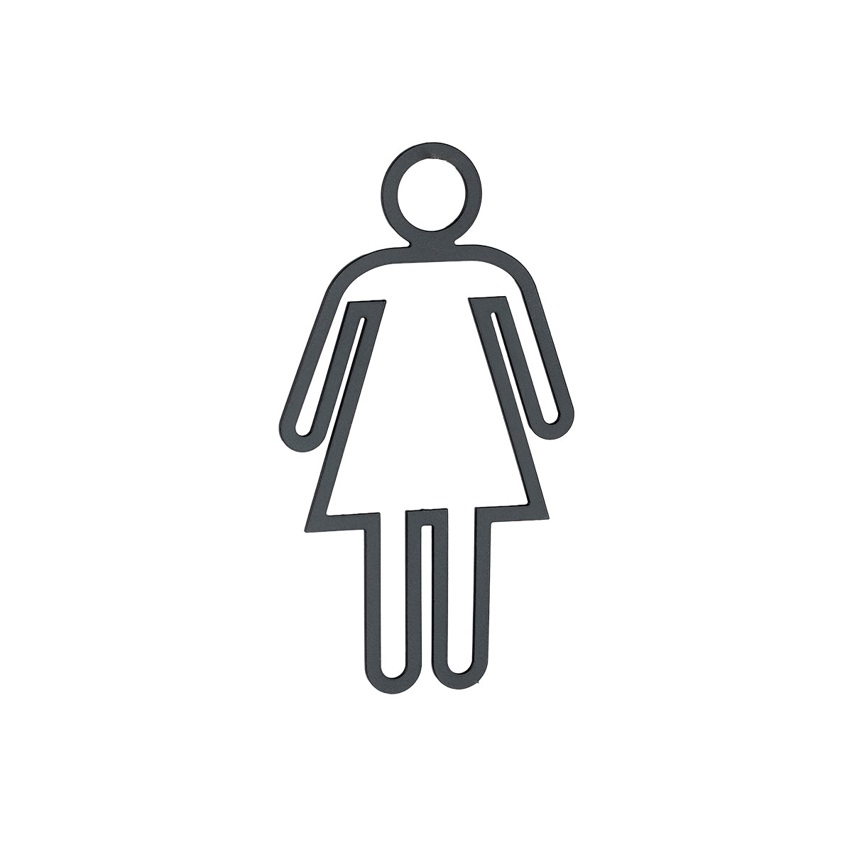 PICTO 300MM FEMALE SIGN BLK