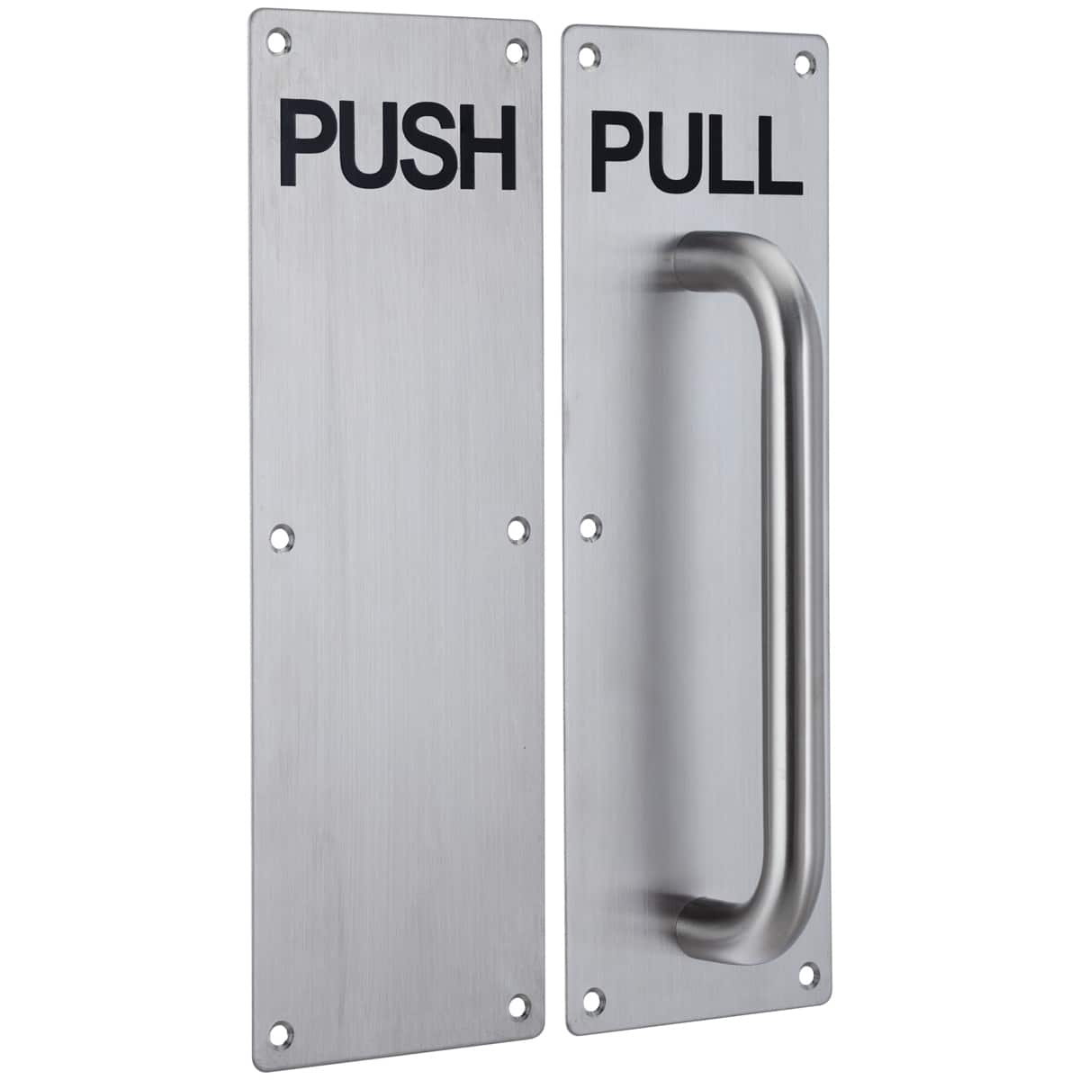 PUSH/PULL HANDLE ON PLATE