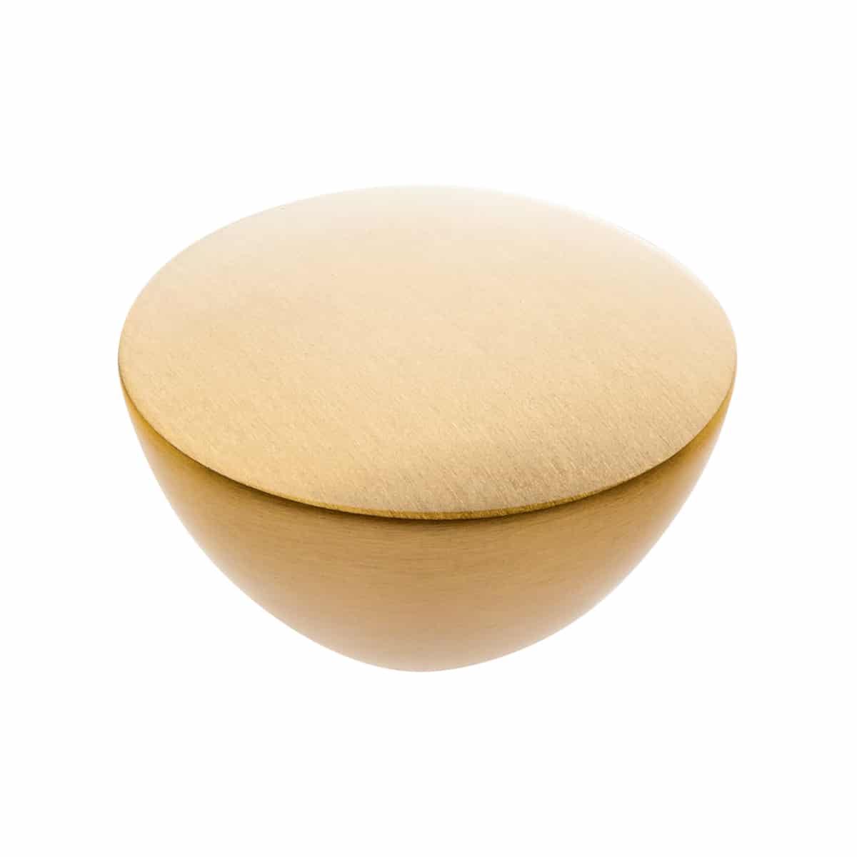 CONICAL KNOB SATIN BRASS 32MM