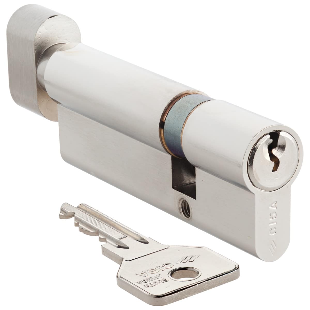 nickel offset knob cylinder cisa