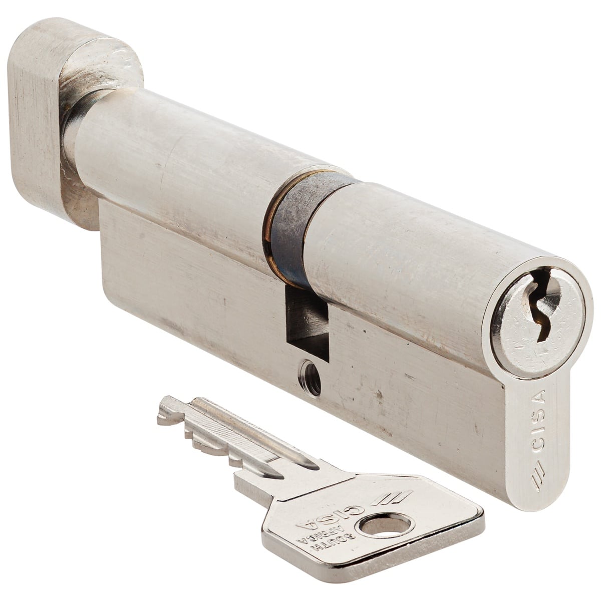 nickel offset knob cylinder cisa