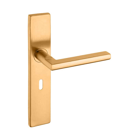 PELLO LEVER ON OVAL PLATE KH BRASS